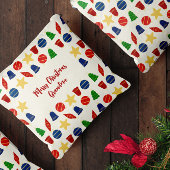 レトロクリスマスツリーオーナメント クッション