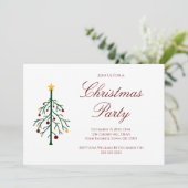 レトロクリスマスツリースケッチフェスティバルパーティー 招待状 (スタンド正面)
