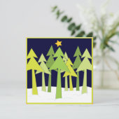 レトロクリスマスツリーズホリデーオープンハウスパーティー 招待状 (スタンド正面)