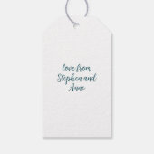 レトロクリスマスツリーパターン ギフトタグ (裏面)