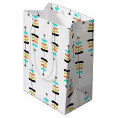 レトロクリスマスツリー抱き枕 ミディアムペーパーバッグ (裏面アングル)