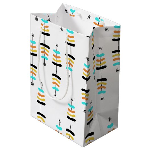 レトロクリスマスツリー抱き枕 ミディアムペーパーバッグ (裏面アングル)