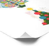 レトロクリスマスツリー フォトプリント            (角)