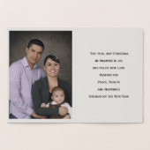 レトロクリスマスツリー 箔カード (内部)