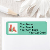 レトロクリスマスディアオンアクア ラベル (インサイチュ)