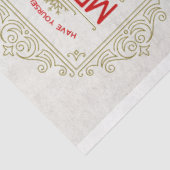 レトロクリスマスディアーとサンタブーツデクページ 薄葉紙 (詳細)