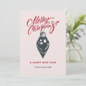 レトロクリスマスデコールボール シーズンカード (スタンド正面)