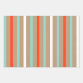 レトロクリスマスパッケージラッピング紙セット ラッピングペーパーシート (正面3)