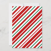 レトロクリスマスパーティー 招待状 (裏面)