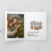 レトロクリスマスビーブス写真 シーズンカード (内部)