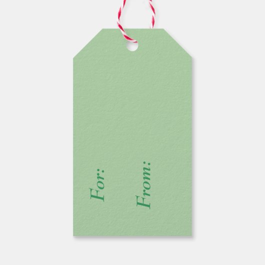 レトロクリスマスファンタジードラゴン ギフトタグ (裏面)