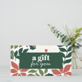 レトロクリスマスフラワーグリーンレッドアイボリースペシャル (スタンド正面)