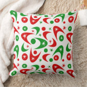 レトロクリスマスブーメラン クッション (ブランケット)