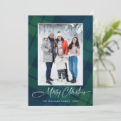 レトロクリスマスプレイド2フォトグリーティング シーズンカード (スタンド正面)