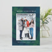 レトロクリスマスプレイド2フォトグリーティング シーズンカード (スタンド正面)