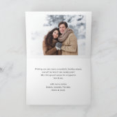 レトロクリスマスプレイド2フォトグリーティング シーズンカード (内部)