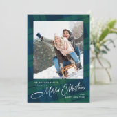 レトロクリスマスプレイド2フォトグリーティング シーズンカード (スタンド正面)