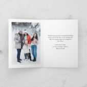 レトロクリスマスプレイド2フォトグリーティング シーズンカード (内部)