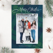 レトロクリスマスプレッドワンフォトグリーティング