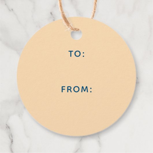 レトロクリスマスホリデーズホリーすてきタイポグラフィ フェイバータグ (裏面)