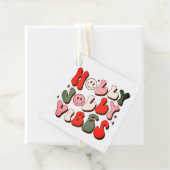 レトロクリスマスホリーすてきビベストレンディーホリデー フェイバータグ (インサイチュ)