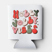 レトロクリスマスホリーすてきビベストレンディーホリデー 缶クーラー (裏面)