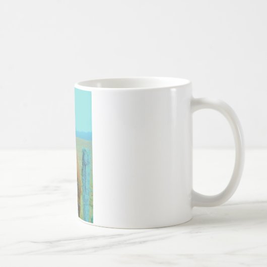 レトロクリスマスホース コーヒーマグカップ (右)