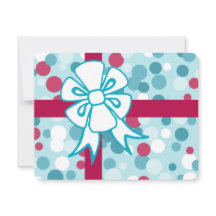 レトロクリスマスボウカード