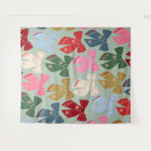 レトロクリスマスボウズコケット タペストリー (正面(横))