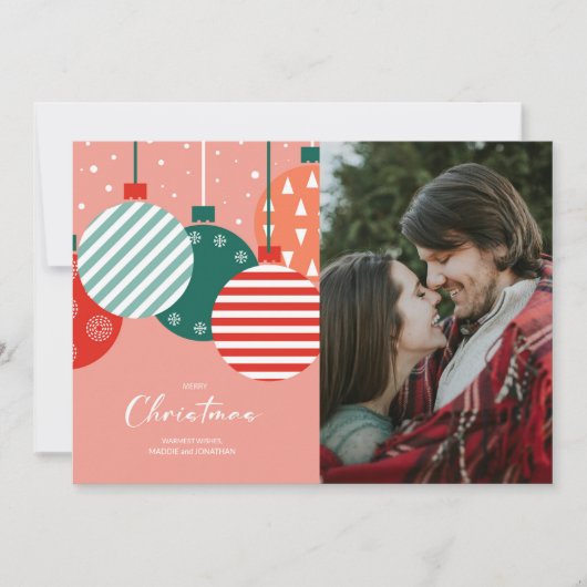 レトロクリスマスボーブルクラシックズ – チャーム シーズンカード (正面)