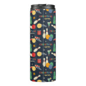 レトロクリスマスボーリングパターン タンブラー (裏面)