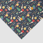 レトロクリスマスボーリングパターン 薄葉紙 (詳細)