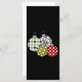 レトロクリスマスボールTシャツ&ギフト (正面/裏面)