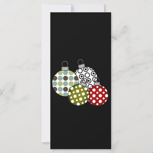 レトロクリスマスボールTシャツ&ギフト (正面)