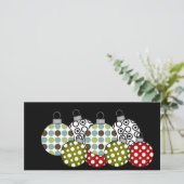 レトロクリスマスボールTシャツ&ギフト シーズンカード (スタンド正面)