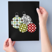 レトロクリスマスボールTシャツ&ギフト チラシ (手)