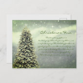 レトロクリスマスポストカード ポストカード (正面/裏面)