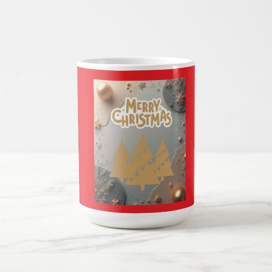 レトロクリスマスマグ コーヒーマグカップ (中央)