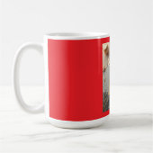 レトロクリスマスマグ コーヒーマグカップ (左)