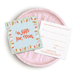 レトロクリスマスライトギフト券