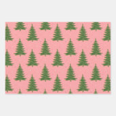 レトロクリスマスラッピング紙 ラッピングペーパーシート (正面3)