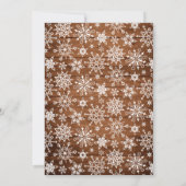 レトロクリスマスレッドトラック素朴4 PHOTO Greeting シーズンカード (裏面)