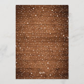 レトロクリスマスレッドトラック素朴4 PHOTO Greeting シーズンカード (裏面)