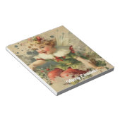 レトロクリスマス妖精 ノートパッド (アングル)