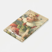 レトロクリスマス妖精 ポストイット (アングル)