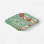 レトロクリスマス応援! ペーパープレート (傾斜あり)