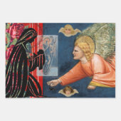 レトロクリスマス画像を包む紙セット3 ラッピングペーパーシート (正面2)