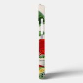 レトロクリスマス雪だるま電話タフxtreme Xケース Case-Mate iPhoneケース (裏面 / 左)