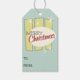 レトロクリスマス1958ギフトラベルカスタマイズ-It! ギフトタグ