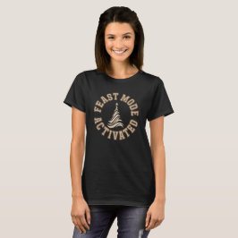レトロクリスマス エネルギー Tシャツ